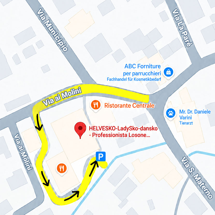 Informations concernant le parking de Losone